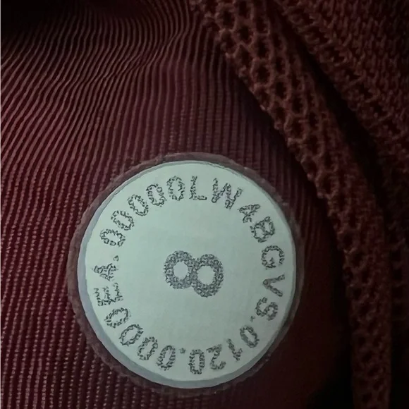 Lululemon Serene Travels Bomber Chianti Reversible Size 8 - Picture 10 of 12